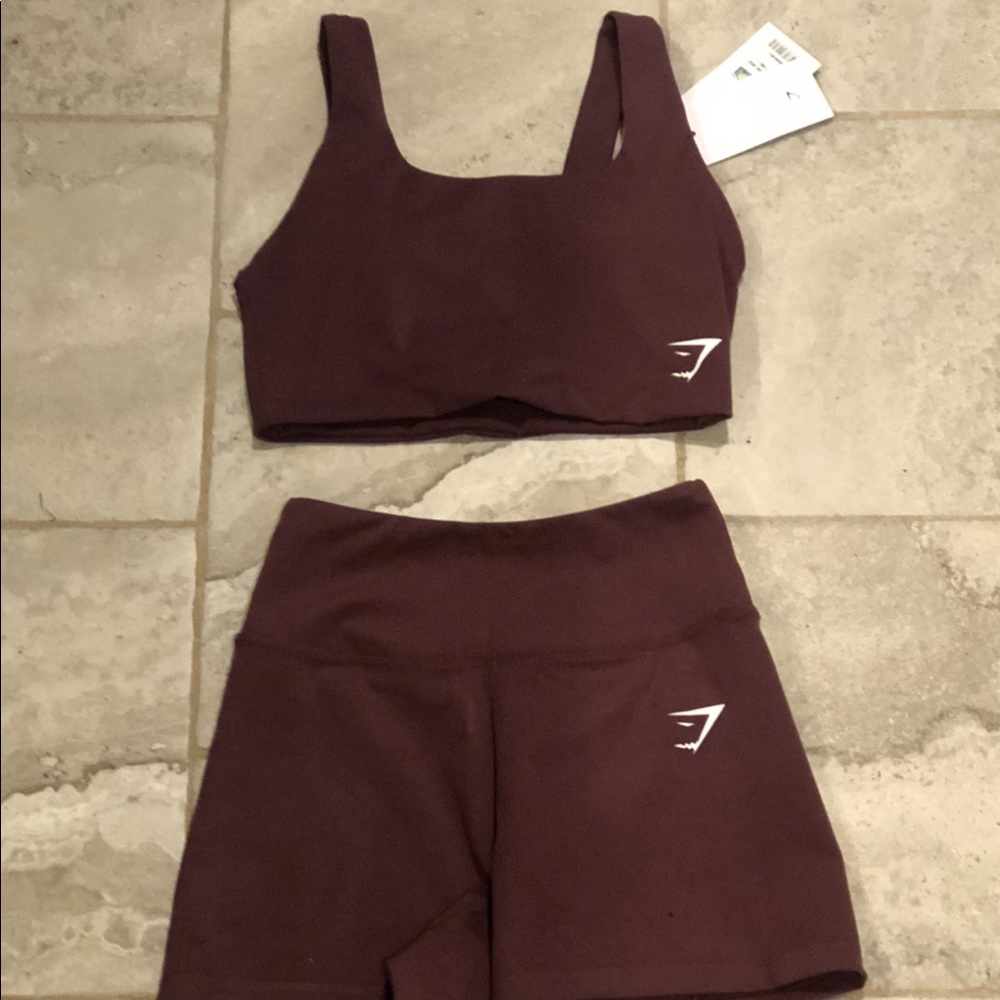 Gymshark Dreamy Set (sports bra and biker shorts)